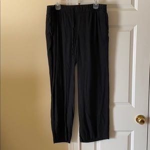 Linen Wide-Leg Pants
